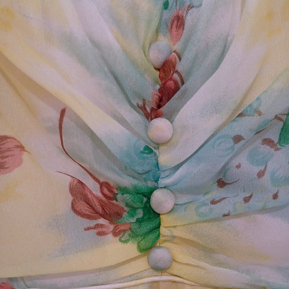 Vintage circa. 1960s dress - Floral Print - Picture 3 of 10